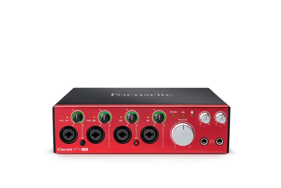 Focusrite Clarett 4Pre USB Audio Interface Editor’s Pick