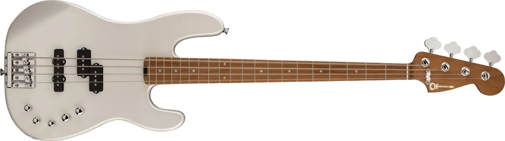 Charvel - Pro-Mod San Dimas® Bass PJ IV - Caramelized Maple Fingerboard - Platinum Pearl 296-3068-576 Buy Today