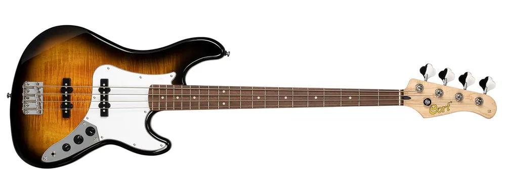 Exclusive Cort - GB Series Poplar Electric Bass - 2 Tone Burst- GB24JJ-2T