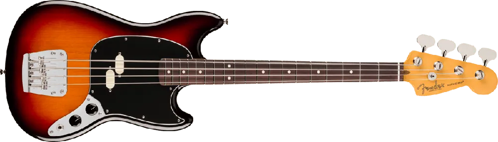 Trusted Brand Fender - American Professional Classic Mustang Bass® - Rosewood Fingerboard - 3-Color Sunburst - 019-8650-300