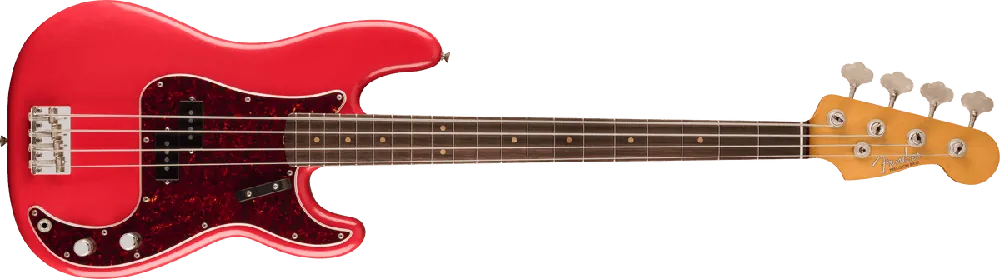New Arrival Fender - Limited Edition Limited Edition Vintera® II Road Worn® '60s Precision Bass® - Rosewood Fingerboard - Fiesta Red - 014-9090-340