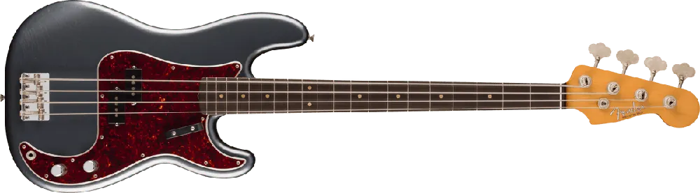 New Release Fender - Limited Edition Vintera® II Road Worn® '60s Precision Bass® - Rosewood Fingerboard - Charcoal Frost Metallic - 014-9090-369
