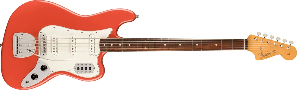 While Supplies Last Fender - Vintera® II '60s Bass VI - Rosewood Fingerboard - Fiesta Red 014-9240-340