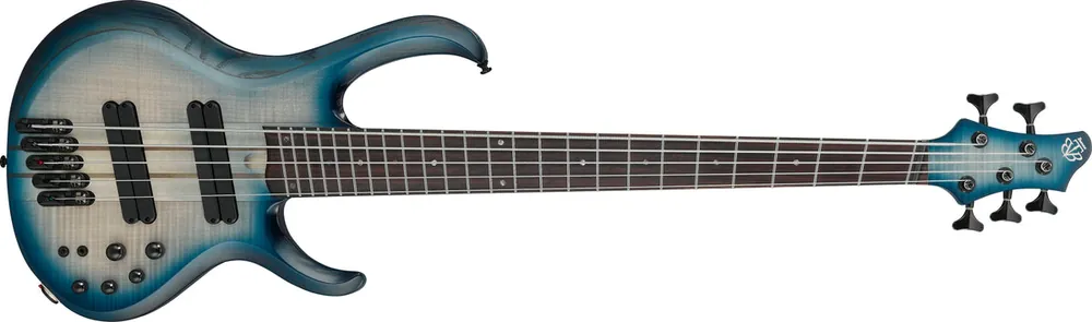 Affordable Ibanez - BTB Bass Workshop 5str Electric Bass Multi scale - Cosmic Blue Starburst Low Gloss - BTB705LMCTL