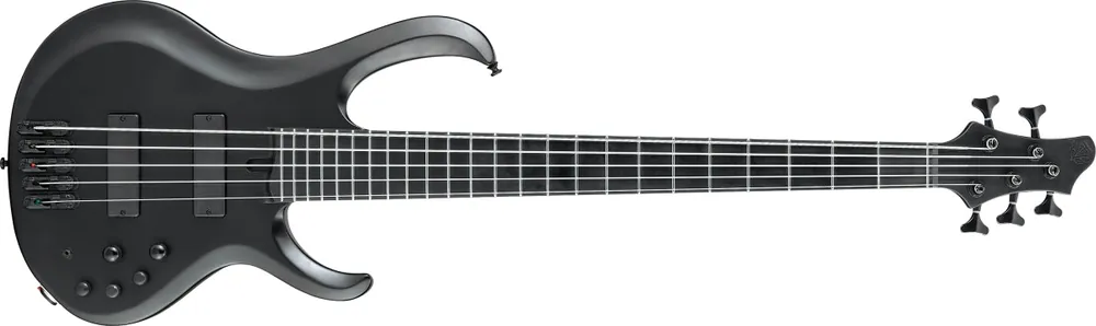 Super Sale Ibanez - BTB Iron Label 5str Electric Bass - Black Flat - BTB625EXBKF