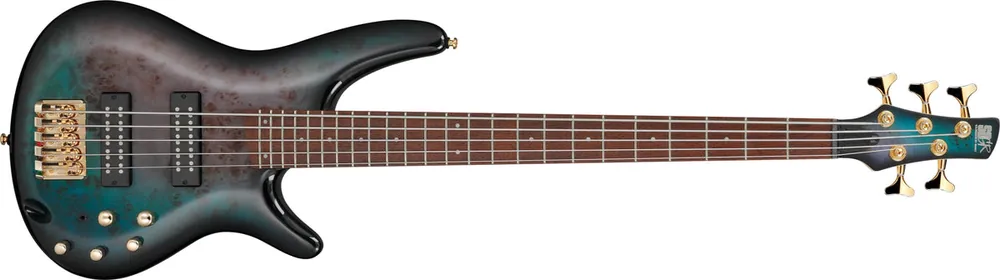 Top Rated Ibanez - SR Standard 5str Electric Bass - Tropical Seafloor Burst - SR405EPBDXTSU