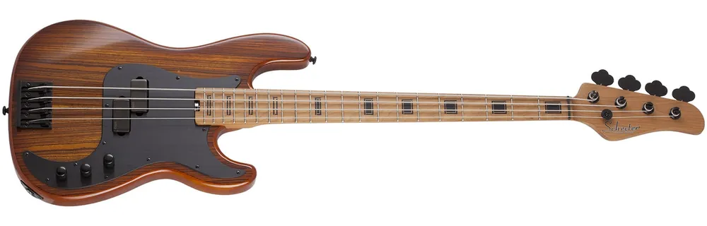 Worldwide Shipping Schecter - P-4 Exotic Electric Bass - Faded Vintage Sunburst - 2927-SHC