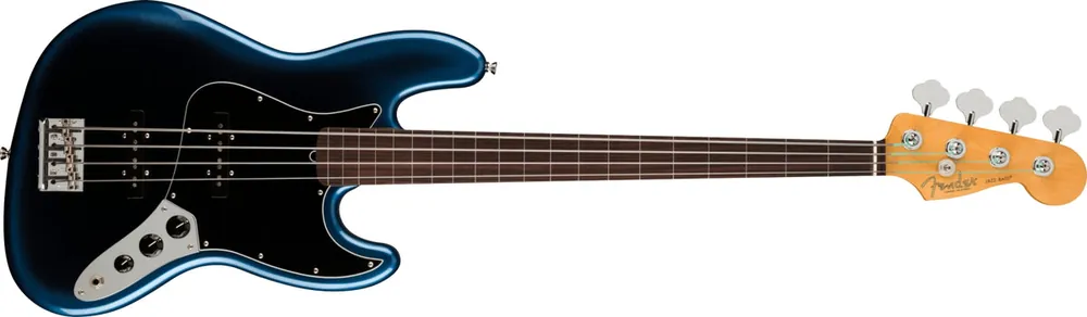 Today Only Fender - American Professional II Jazz Bass® Fretless - Rosewood Fingerboard - Dark Night 019-4000-761