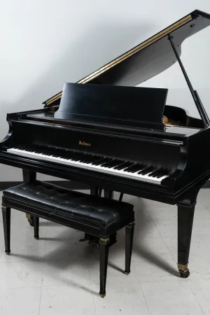 1958 Baldwin Model M Grand Piano in Satin Ebony | Serial No. 138886 | Used Free Returns