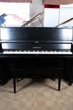 *UIW* 2014 Yamaha P22 Upright Piano in Satin Ebony | Serial No. J31290404 | Used Popular