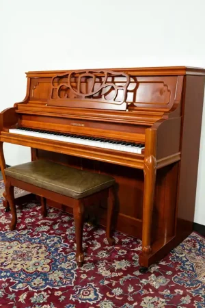 Young Chang Upright Piano | Satin Mahogany | SN: T00119086 | Used Clearance