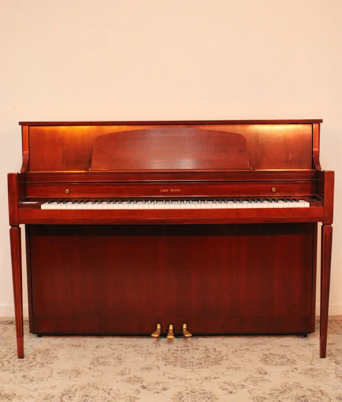 1958 Cable-Nelson 44.5" CN M450 Upright Piano | Satin Mahogany | SN: 283272 | Used Viral