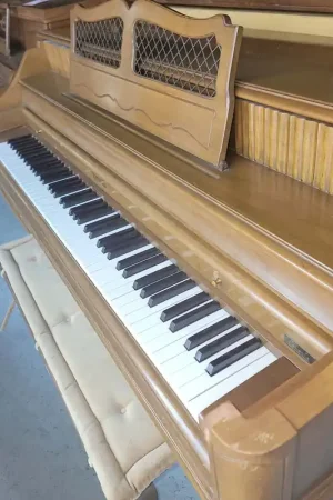 1959 Kimball Upright Piano | Walnut Satin | SN: 603837 | Used Top Rated