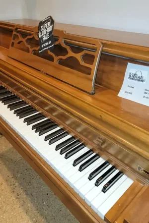 1971 Kimball Console Piano | Satin Walnut | SN: 777677 | Used Hot Deal