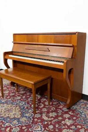 Zimmerman 43″ GZS Upright Piano| Oak | SN: 175588 | Used Buy Direct