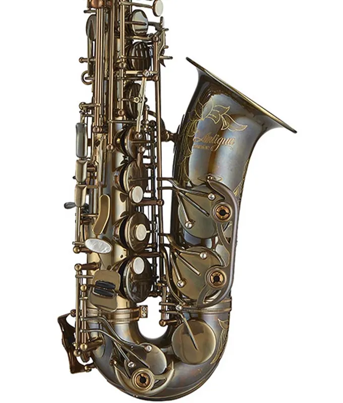 Money Back Guarantee Antigua Winds AS6200 Pro One Eb Alto Saxophone - Classic Antique