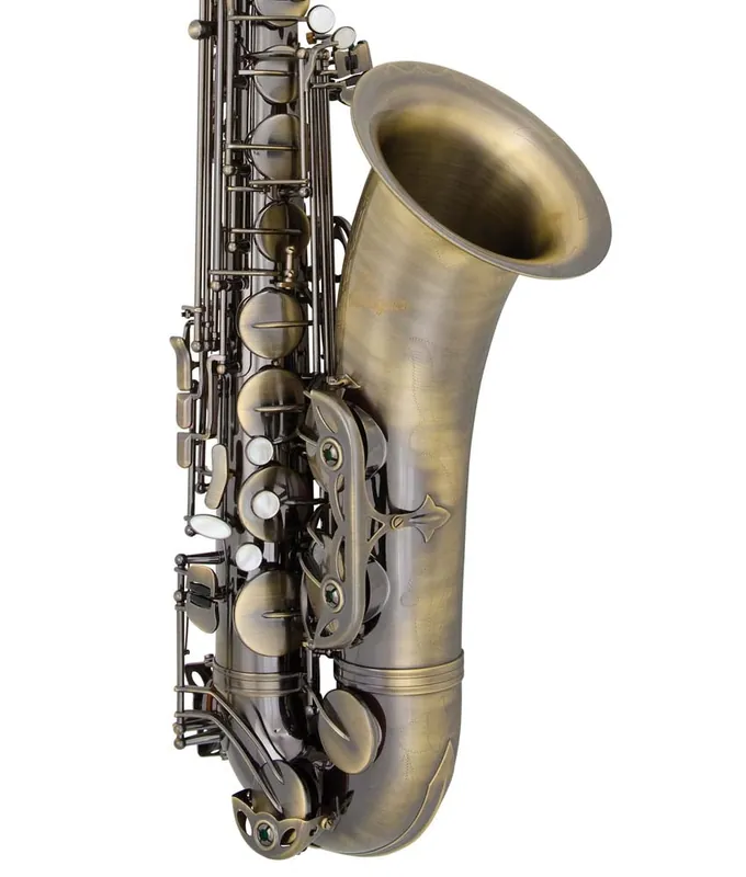 Get Yours Antigua Winds TS4240 PowerBell Bb Pro Tenor Saxophone - Antique Finish
