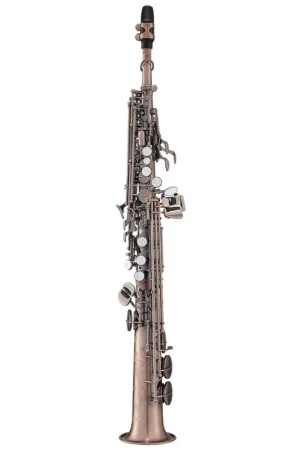 Money Back Guarantee Antigua Winds SS4290 PowerBell Pro Bb Soprano Saxophone - Vintage Copper