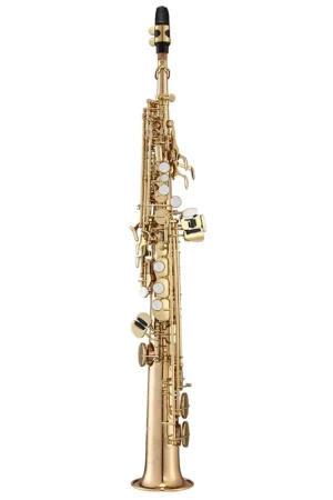 Fast Shipping Antigua Winds SS4290 PowerBell Pro Bb Soprano Saxophone - Red Brass Lacquered