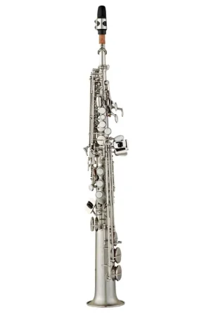 Buy Online Antigua Winds SS4290 PowerBell Pro Bb Soprano Saxophone - Classic Nickel