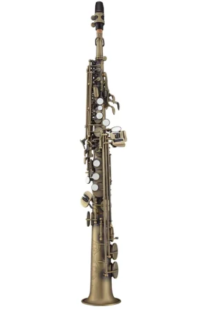Hot Picks Antigua Winds SS4290 PowerBell Pro Bb Soprano Saxophone - Antique Finish