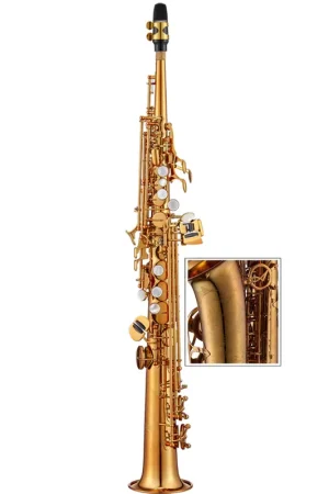 Antigua Winds ProOne SS6200 Bb Professional Soprano Saxophone - Amber Buy Direct