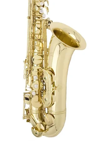 Antigua Winds X/P Bb Tenor Saxophone, Yellow Brass, Ribbed Construction, w/ Case Modern
