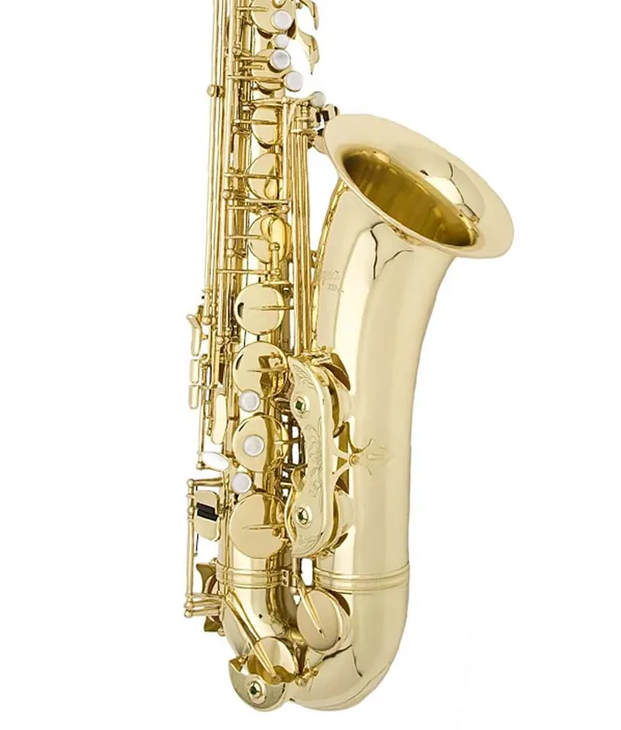 Antigua Winds X/P Bb Tenor Saxophone, Yellow Brass, Ribbed Construction, w/ Case Modern