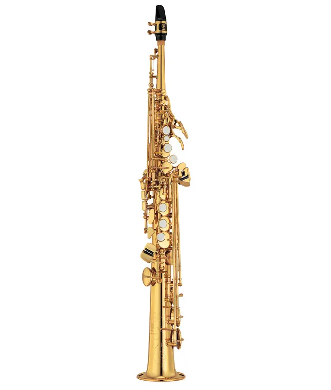 Yamaha YSS475II Intermediate Soprano Saxophone - Gold Lacquered Same Day Shipping