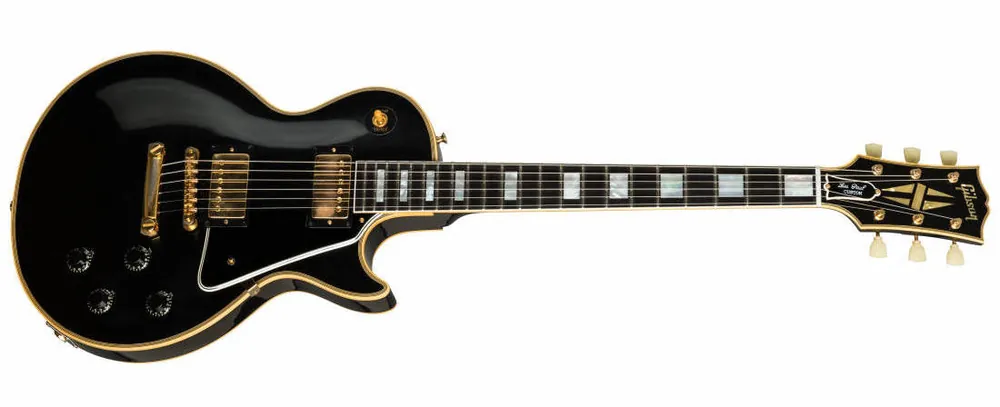 Secure Checkout Gibson Custom Shop - 1957 Les Paul Custom VOS Reissue 2-Pickup - LPB57VOEBGH