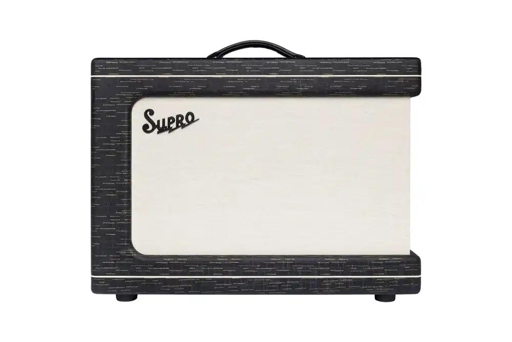 Supro - Ambassador 2x10 Custom- Black Scandia - 1630RCBLK Budget
