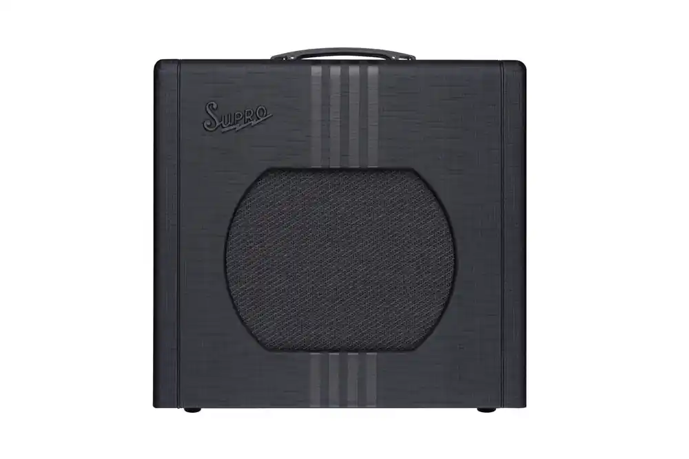 Affordable Supro - Delta King 12 12" 15-Watt Tube Combo Amp - Black and Black