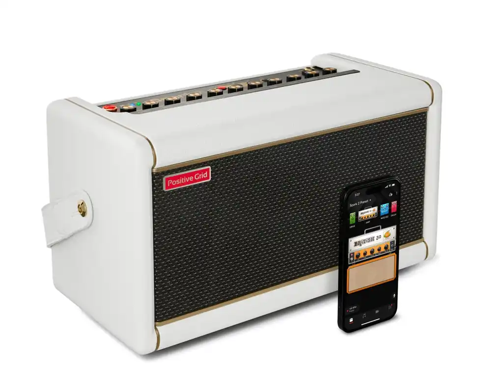 Best Price Positive Grid - Spark 2 - 50-Watt Guitar Practice Amp & Bluetooth Speaker - Pearl