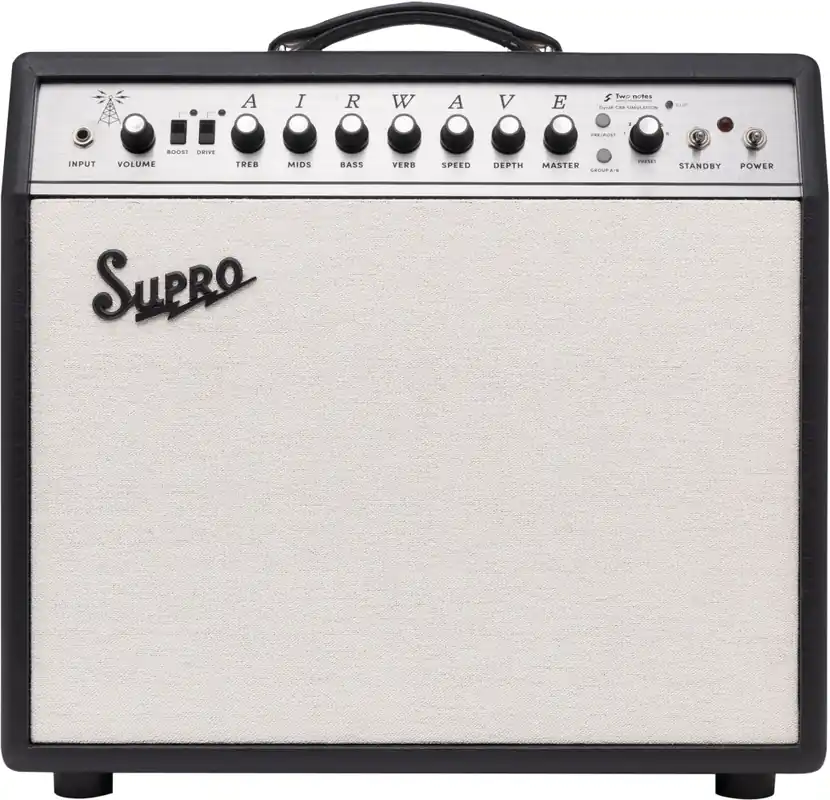 Authentic Supro - Airwave 1x12 - 25-watt - On-Board Cab Sims - 1825R