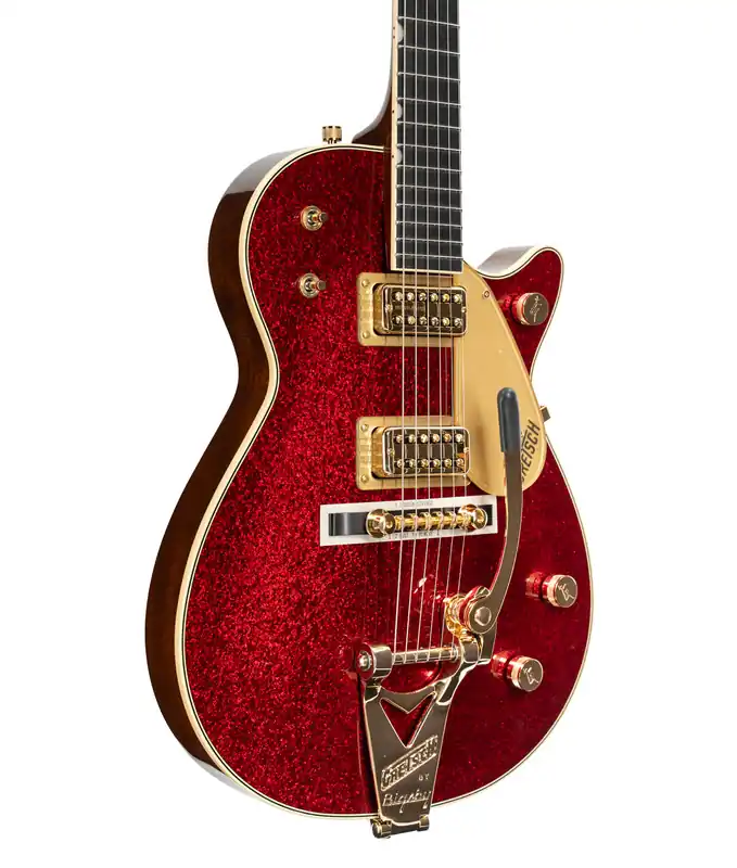 Gretsch G6129TG-59VS Limited-edition Sparkle Jet Electric Guitar - Red Sparkle Authentic