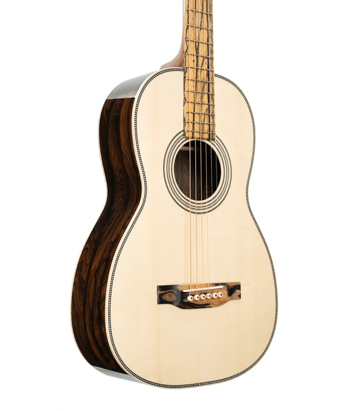 Martin Custom Shop Size 2 Acoustic Guitar Italian Spruce/Ziricote with Pale Moon Ebony Fretboard and Bridge Bulk Order