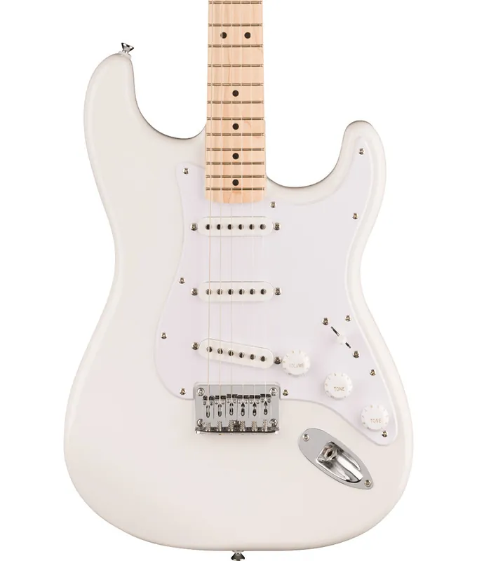Mega Sale Fender Squier Sonic Stratocaster HT, Maple Fingerboard, White Pickguard - Arctic White