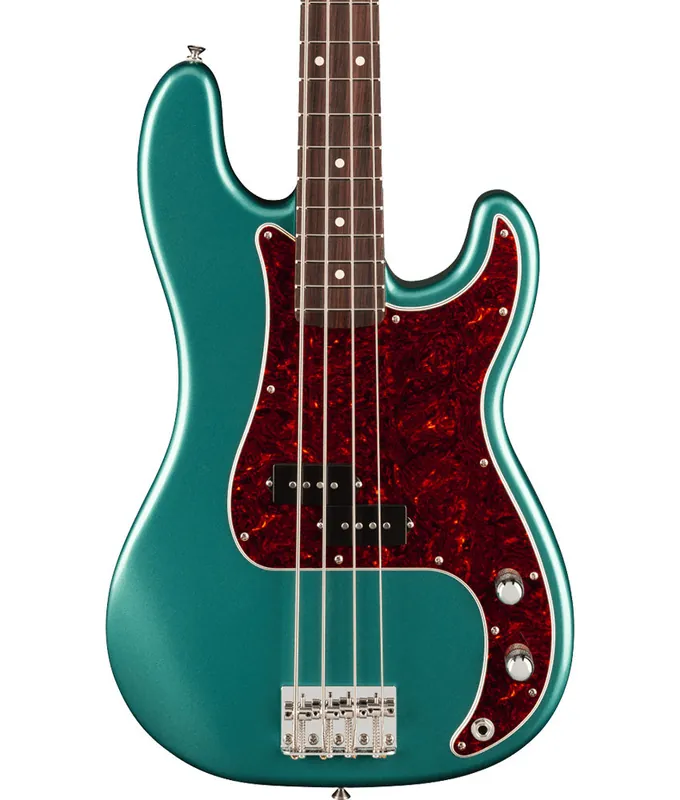 Last Chance Fender American Professional Classic Precision Bass, Rosewood Fingerboard - Faded Sherwood Green Metallic