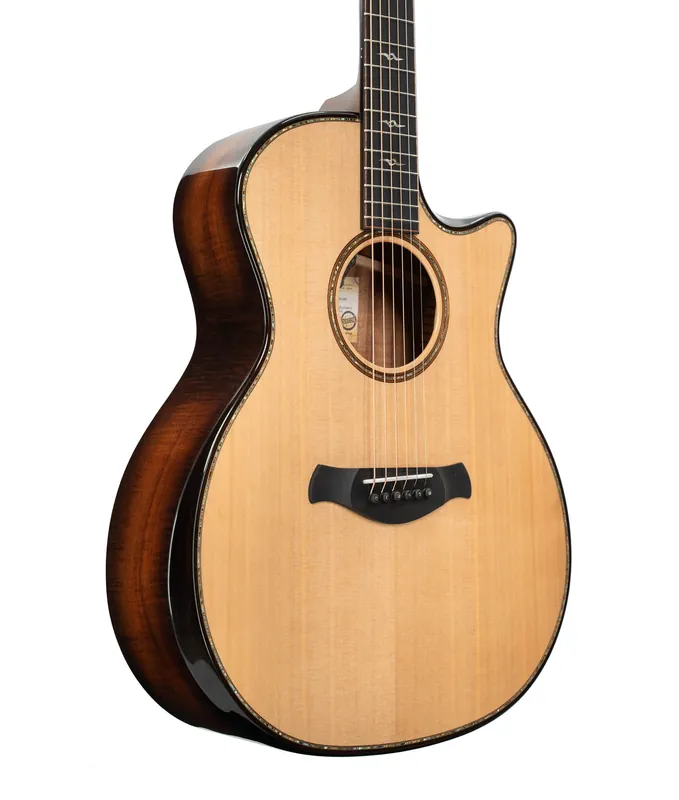 Crafted Taylor Custom K14ce Builder's Edition Grand Auditorium Acoustic Guitar - Cedar/Koa