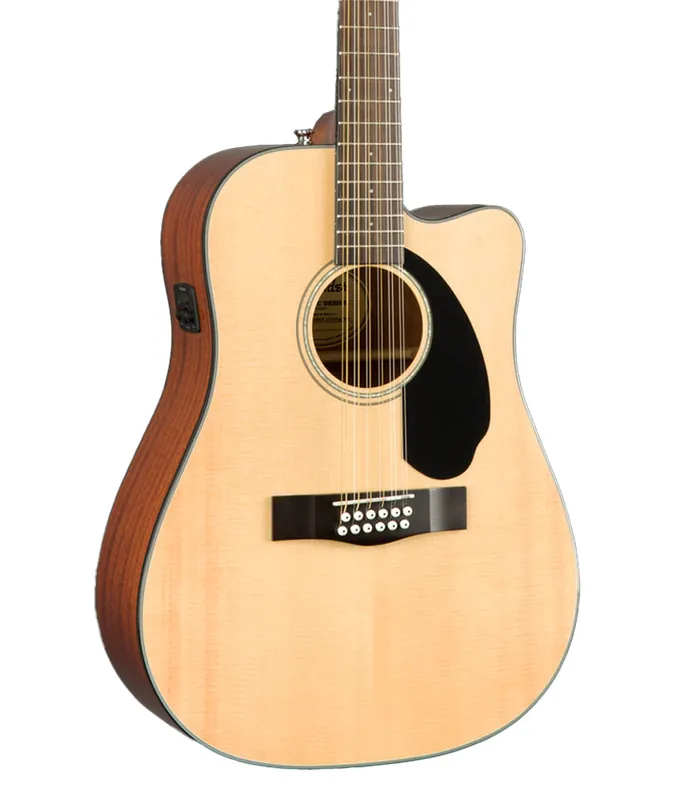 Reduced Price Fender CD-60SCE Dreadnought 12-string, Walnut Fingerboard, Natural