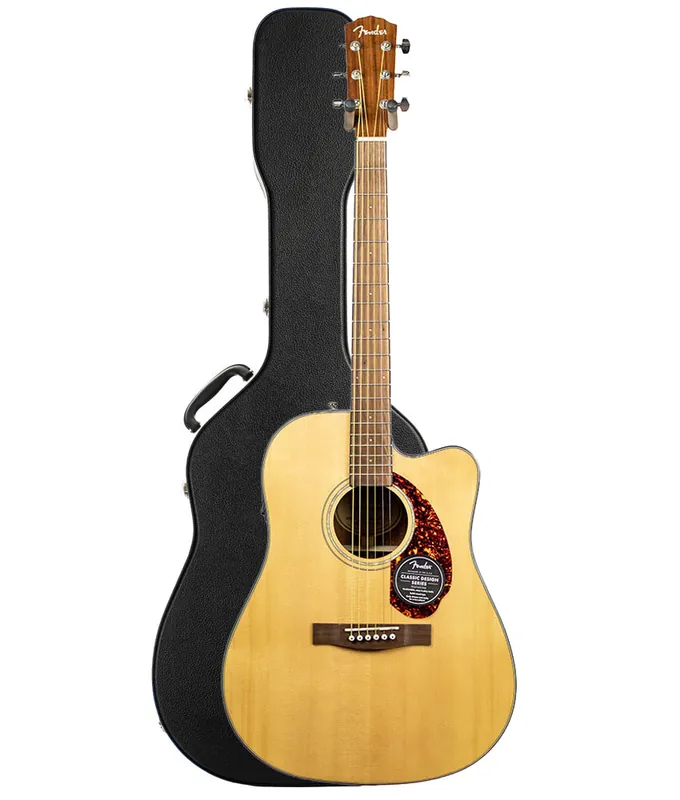 Mega Sale Fender CD-140SCE Dreadnought, Walnut Fingerboard, Natural w/Case