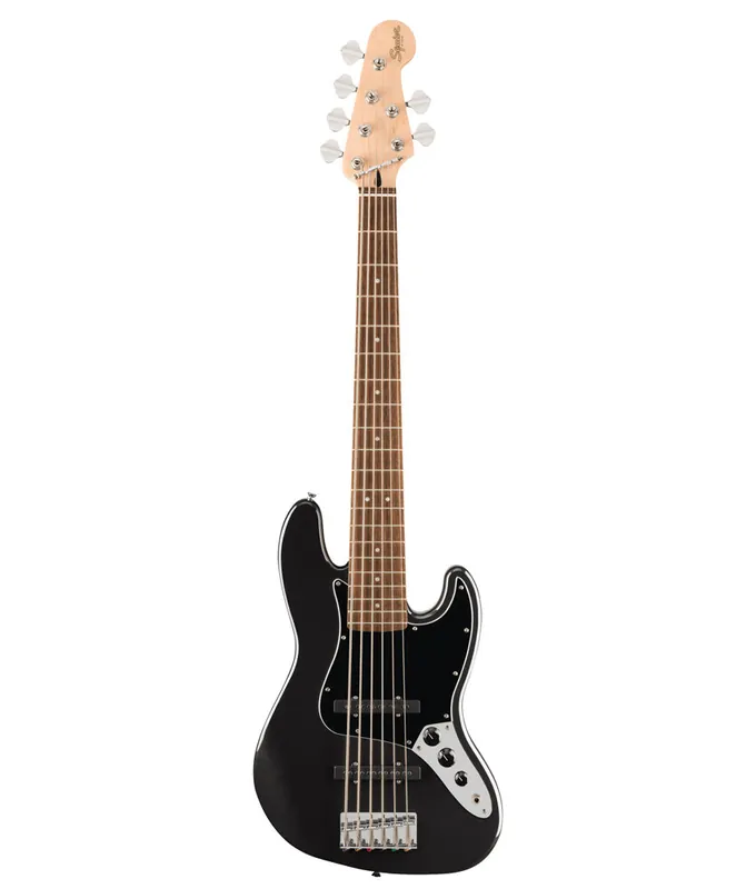 Affordable Squier Affinity Series Jazz Bass VI -Black Metallic| New