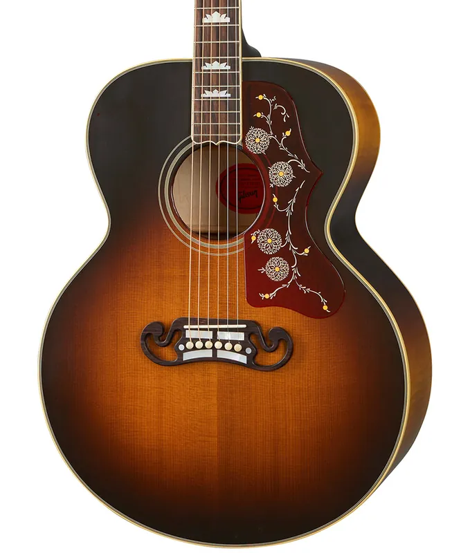 Hot Picks Gibson 1957 SJ-200 Spruce/Flamed Maple Acoustic Guitar - Vintage Sunburst