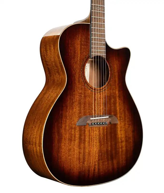 Limited Time Alvarez AG66CESHB-Deluxe Grand Auditorium Acoustic-Electric Guitar - Shadowburst