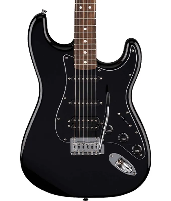 Free Returns Fender Standard Stratocaster HHS Electric Guitar - Black