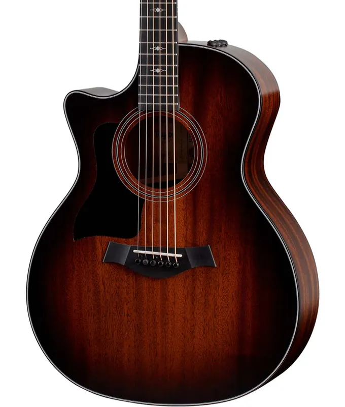Low Price Taylor 324ce Grand Auditorium Mahogany Acoustic-Electric Guitar - Left-Handed
