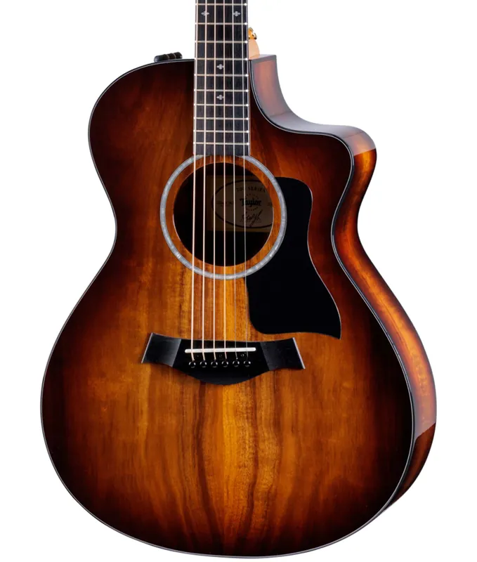 Taylor 222CE-K DLX Koa Grand Concert Acoustic-Electric Guitar - Shaded Edgeburst Popular