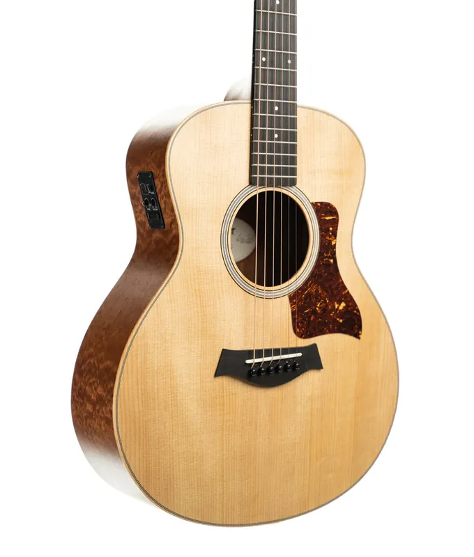 Seasonal Sale Taylor GSMini-e Limited Edition, Quilted Sapele Acoustic-Electric Guitar- Natural