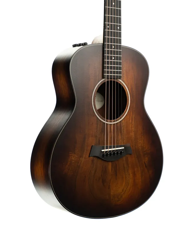 Hassle-Free Returns Taylor GSMini-E Koa Plus Acoustic-Electric Guitar - Shaded Edge Burst