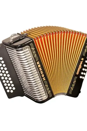 Hohner Corona II 3500 FBbEb Button Accordion - Black Last Chance